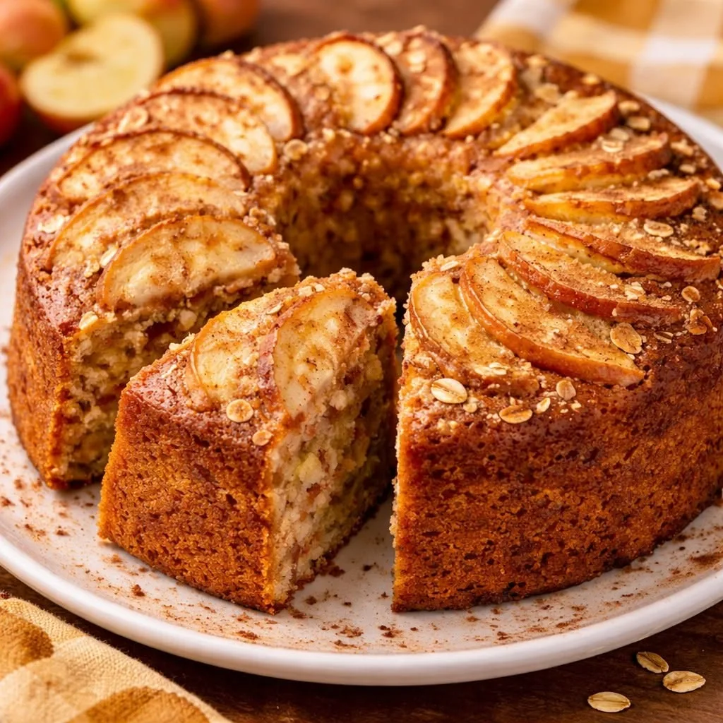 Bolo de Maçã com Aveia: Uma Combinação Nutritiva e Irresistível